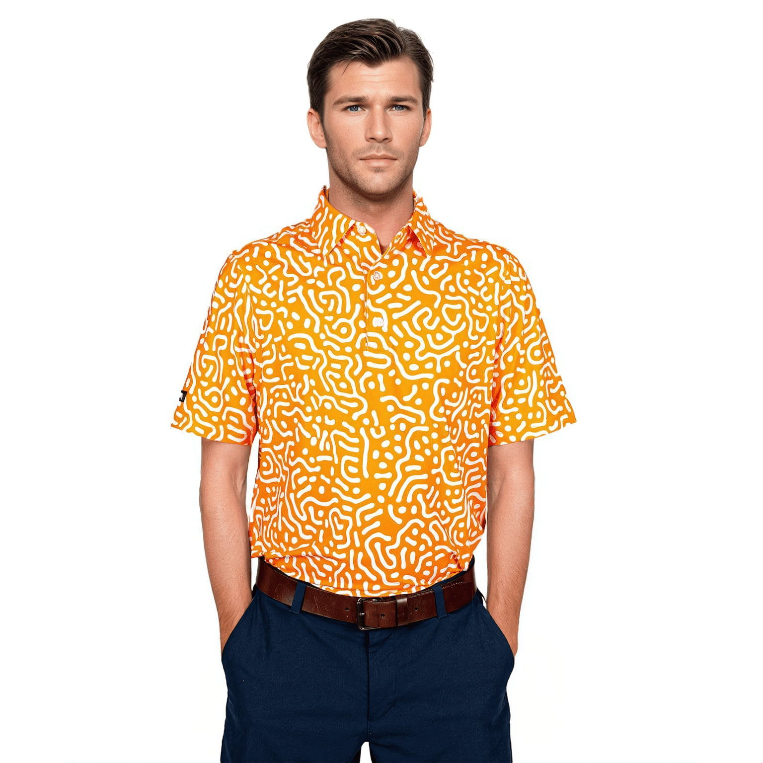 Wrong Fairway Men's Polo - WonderingCloth