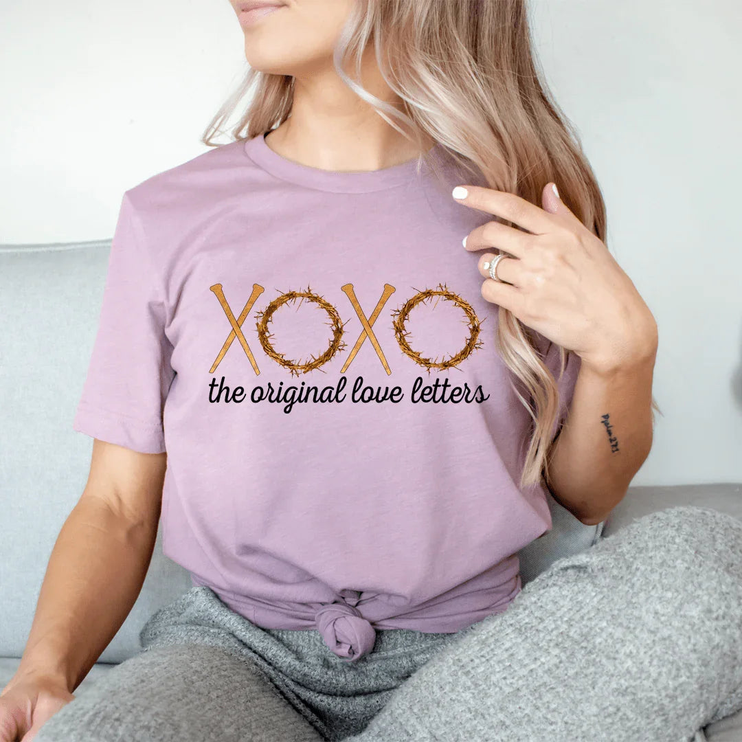 XOXO The Original Love Letters Tee - WonderingCloth