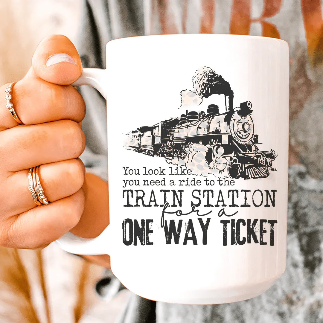 You Look Like You Need A Ride Ceramic Mug 15 oz - WonderingCloth